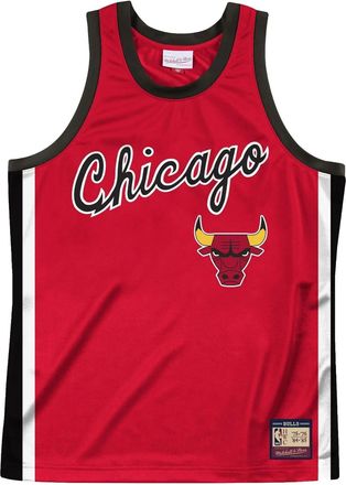 Mitchell & Ness T-shirt NBA Team Heritage Bulls 75-84 University Red - Rosso
