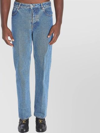 Valentino Garavani denim trousers with wide leg design