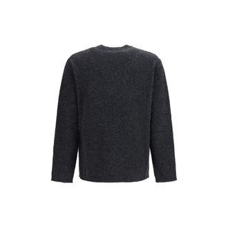 Golden Goose Merino Wool Crew Neck Sweater - Gray