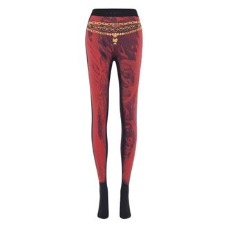 Marine Serre Leggings, female, Multicolor, M, Printed Jersey Leggings