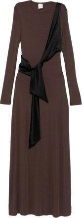 Nanushka Abito drappeggiato - Marrone