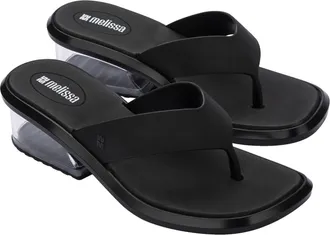 Melissa Margot Flip Flop in Black at Nordstrom, Size 10