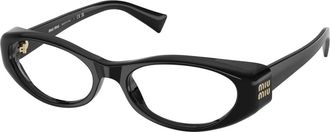 Miu Miu MU 03Zv Optisch Montuur - Dames - Brillen - Zwart - 53 MM - Accessoires