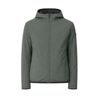 Colmar Logo-patch Hooded Jacket - Heren - Sport - Groen - Maat: L Poliester