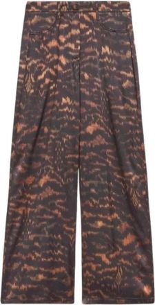 Momoni Pantaloni Aoki BIS - - Trousers - Donna - Marrone - S