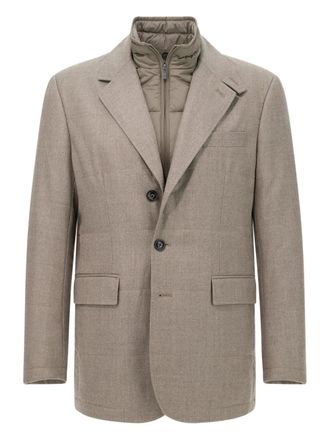 Boggi Milano removable-gilet single-breasted blazer - Neutrals