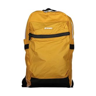 K-Way Tassen, Dames, Geel, ONE Size, Nylon, Gele Nylon Rugzak voor Vrouwen