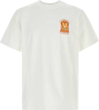 Casablanca White Crew Neck T-Shirt