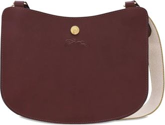 Longchamp Borsa a tracolla con logo - Marrone
