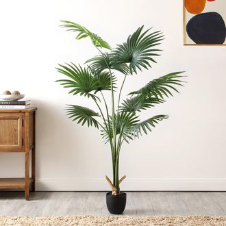 Safavieh Faux 72 Inch Potted Palm Tree