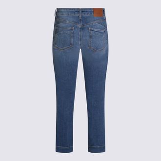 Sportmax Womens Jeans Blue Vintage _co Ea