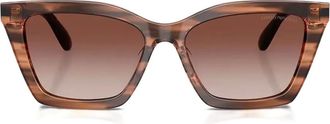 Emporio Armani Occhiali da sole cat-eye - Marrone
