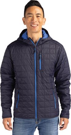 Cutter & Buck Rainier Primaloft Eco Mens Full Zip Hooded Jacket