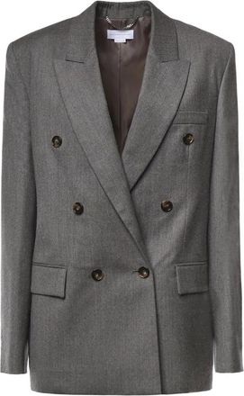 Stella McCartney Blazers - Dames - Blazers - Grijs - M - Jassen