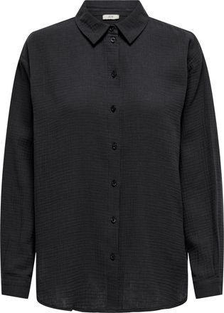 Jacqueline de Yong Hemdbluse »JDYTHEIS LIFE L/S LOOSE SHIRT WVN NOOS« aus Musselin