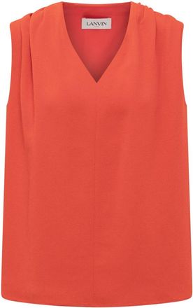 Lanvin Top van zijdemix - Rood
