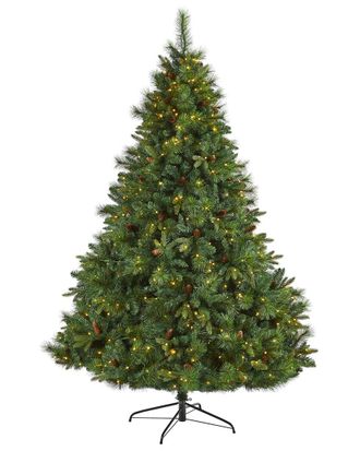 Nearly Natural 7Ft. West Virginia Full Bodied Mixed Pine Artificial Christmas Tree