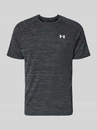 Under Armour T-Shirt mit Label-Print Modell Tech in BLACK, Gr&ouml;&szlig;e XXXL