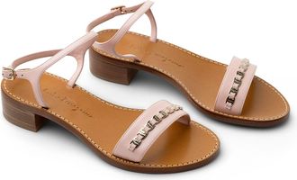 Ferragamo Devin Parker Sandal - Beige