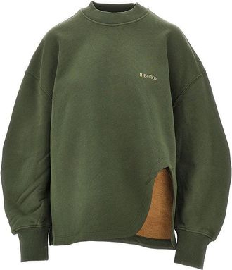 The Attico Oversized sweatshirt with moulded hem Woman 38