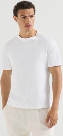 Brunello Cucinelli Cotton jersey crew neck T-shirt in White at Nordstrom, Size Xxx-Large