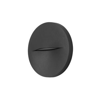 Forlight Hide - Aplique De Pared Led Circular Para Se&ntilde;alizaci&oacute;n De Caminos Y Rodapi&eacute;s Con Luz Neutra 4000k Color Gris Urbano - Forlight