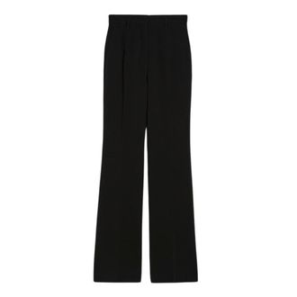 Max Mara Dames, Broeken, Zwart, Maat: XS Poliester