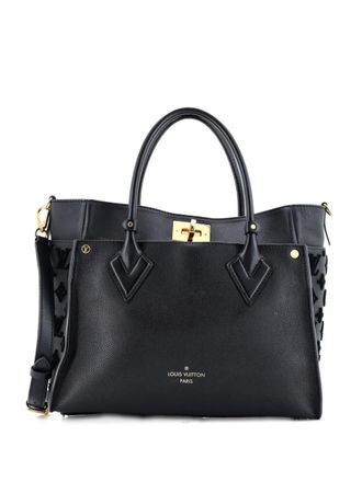 Louis Vuitton On My Side Monogram Tuffetage Leather MM tote bag - Nero