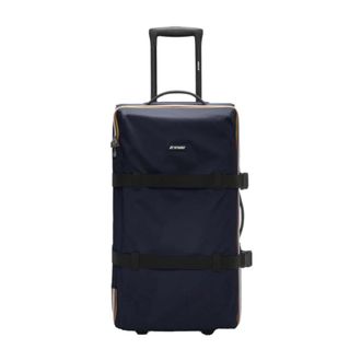 K-Way Blossac M - unisex - Grote koffers - Blauw - ONE Size - Nylon - Koffers