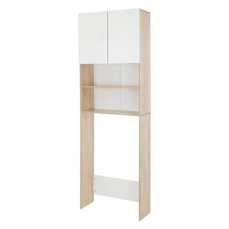 ECD Germany Mueble lavadora 62,5 x 25 x 190 cm aglomerado