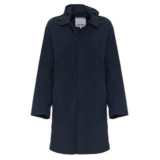 Kenzo Verhoogde Regenjas Met Kap Lange Mouwen