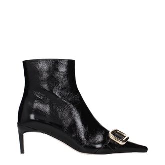 Roger Vivier Mujers Botas Charol Negro