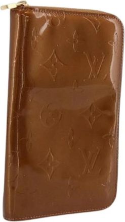 Louis Vuitton Pre-owned Vintage Portemonnee - Dames - Vintage Accessoires - Bruin - ONE Size - Leer - Vintage