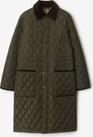 Burberry Mid-length Quilted Nylon Car Coat