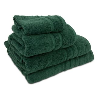 Lewis's Luxury 100% Egyptian Cotton Towel - Forest Green - Bath Towel | TJ Hughes