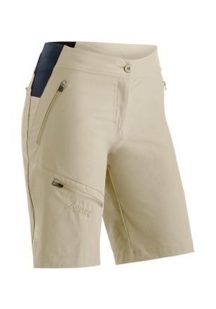 Maier Sports Outdoorhose MAIER SPORTS Inara Short Vario, Damen, Gr. 36, Normalgr&ouml;ssen, braun (hellbraun), 90% Polyamid, 10% Elasthan, Hosen Outdoorhose, Damen Shor