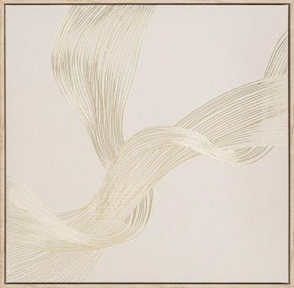 Schubiger M&ouml;bel Bild mit Rahmen Golden Swirl 1