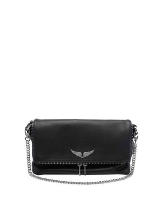 Zadig&Voltaire black rocky ii crossbody bag
