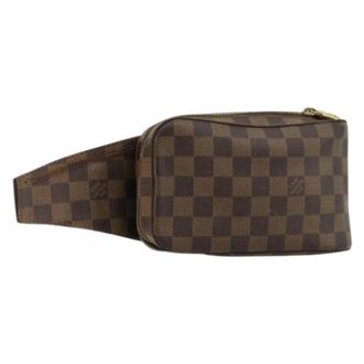 Louis Vuitton Pre-owned Belt Bags, female, Brown, Size: ONE SIZE Pre-owned Vintage Damier Ebene Shoulder Bag