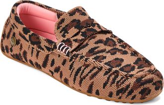 Dearfoams Womens Hazel Sport Knit Driving Loafer