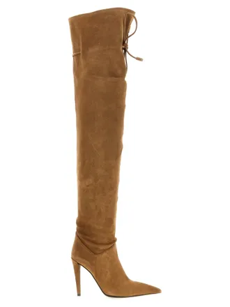 Giuseppe Zanotti Brown Calfskin Over The Womens Knee