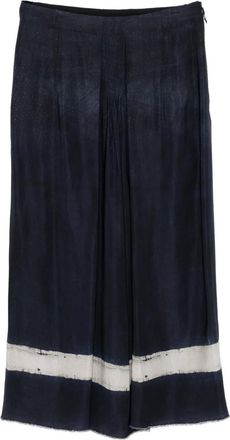 Ziggy Chen Gonna con stampa - Blu