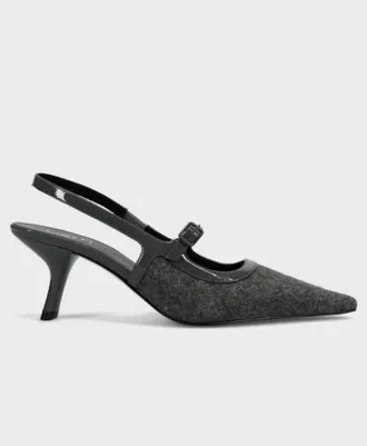 Vaneli Womens Payge Slingback Pump In Gray