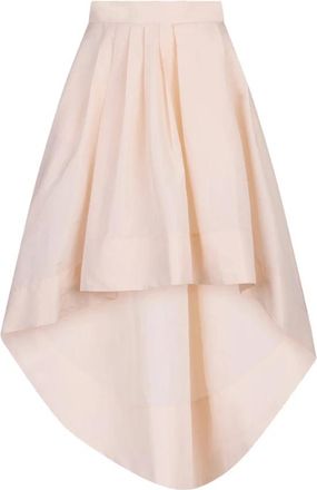 Liu Jo Elegante Taffeta Rok - Dames - Midirokken - Roze - S - Polyester - Rokken