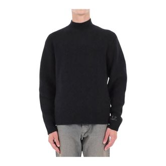 C.P. Company C.p. Company - Lupetto Boucl&eacute; Knit - Heren - Truien - Zwart - Maat: XL Wol