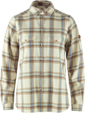 Fjällräven Övik Heavy Flannel Shirt Hemd für Damen | beige