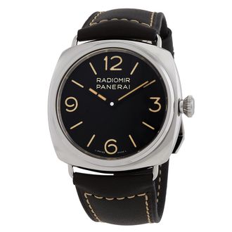 Officine Panerai Pre-owned Panerai Radiomir Officine Hand Wind Black Dial Mens Watch PAM01382