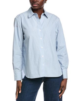 Kenneth Cole Stripe Poplin Shirt