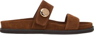 Tory Burch Womens Low Leather Sandals Park Bench