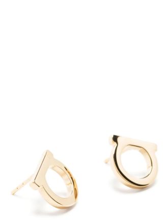 Ferragamo Gancini Grandi Earrings - Gold